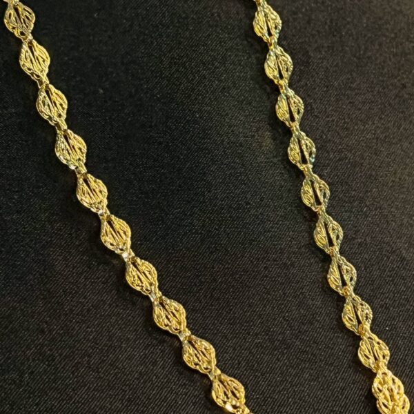 Choker com Folhas Banhado em Ouro 18k (CK0008)