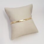 PULSEIRA  FITA LAMINADA  4MM BANHADO A OURO (03010100)