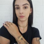CHOKER MALHA RELÓGIO 10MM BANHADO A OURO 18K (04010792) - Imagem 2