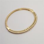 BRACELETE  CRISTAIS ZIRCÔNIAS  BANHADO A OURO (03010440) - Imagem 5
