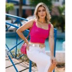 Blusa Regata Cropped Feminina em Modal Top - Imagem 4