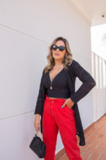 Casaquinho Feminino Tricot Kimono Cardigan - Imagem 7