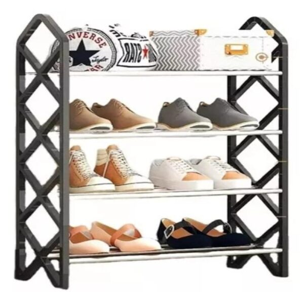 Sapateira 8 Pares – Organizador Multiuso com 4 Prateleiras