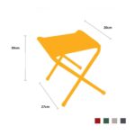 Banqueta Dobravel Assento Portatil Para Camping Praia Pesca