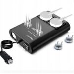 Inversor de Tensão 150W Carro 4 USB 12V/24V/220V com LED - Imagem 5