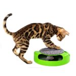 Brinquedo Para Gato Pegue O Rato Giratorio Arranhador - Imagem 2