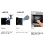 COFRE ELETRONICO DIGITAL GRANDE SENHA CHAVE PORTA DOCUMENTOS ARMAS DISPLAY LCD BANDEJA CHUMBADORES COM SUPORTE DE PAREDE - Imagem 4