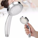 DUCHA CHUVEIRO LED CROMOTERAPIA SENSOR DE TEMPERATURAMULTI CORES RGB PARA BANHEIRO BANHO RELAXANTE