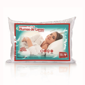Travesseiro Pluma de Ganso Sintético Percal 200 Fios 1 Kg