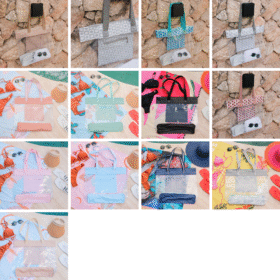 Sacola Bolsa De Praia E Piscina Impermeável Transparente Com