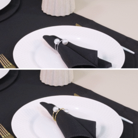 Kit 7 Pçs 2 Lugares Mesa Posta Completo (Caminho,Capa