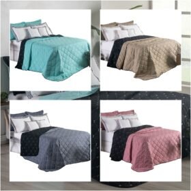 Kit 7 Pçs Cobre Leito Casal Padrão Renove Hipercal 400 Fios