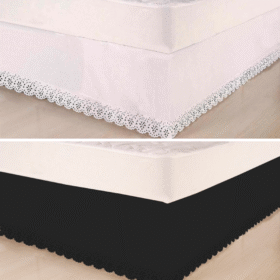 Saia  Box Solteiro, Viúva, Casal Padrão E Queen Riollen