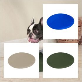 Tapete Colchonete Gelado Pet Médio Redondo 48x48cm