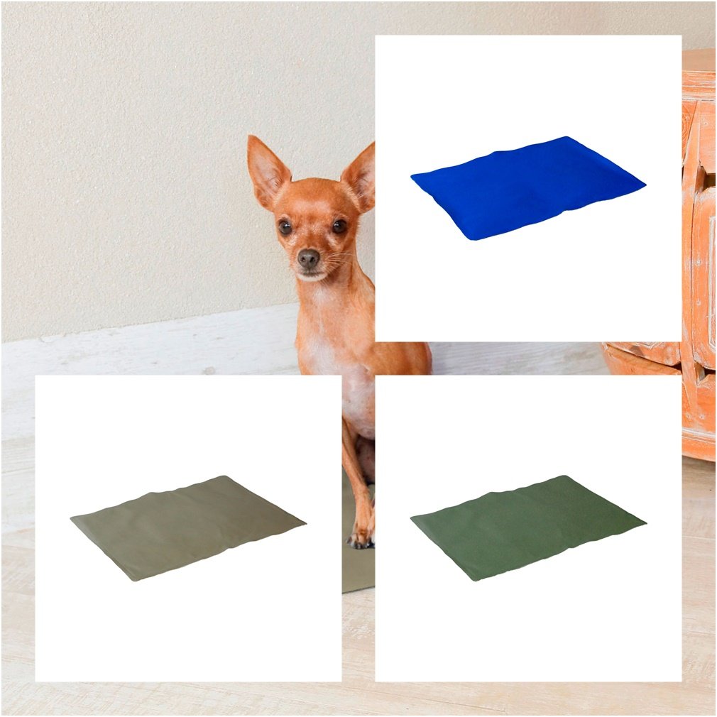 Tapete Colchonete Gelado Pet Pequeno Retangular 40x30cm 1 Tapete Colchonete Gelado Pet Pequeno Retangular 40x30cm