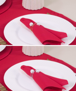 Kit 7 Pçs 2 Lugares Mesa Posta Completo  Basic Pérola Duas