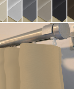 Cortina Basic Blackout Tecido Corta Luz 3,00x2,70m para Trilho Suiço 2m