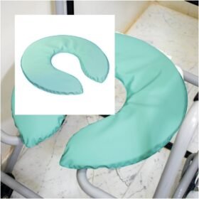 Almofada Ortopédica Higiênica para Assento Cadeira de Banho e Vaso Sanitário Especial com Espuma Verde