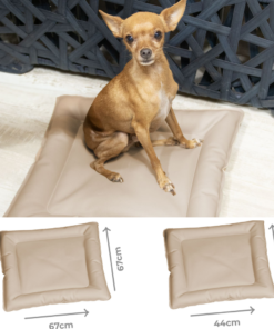 Cama Pet Grande Inflável Quadrada 67x67cm Impermeável