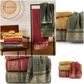 Jogo de Toalha Simples 4 Pçs Banho e Rosto Eudora