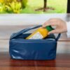 NÂO Bolsa Frasqueira Térmica 2,78 Litros Impermeável Azul Marinho 002.14.03