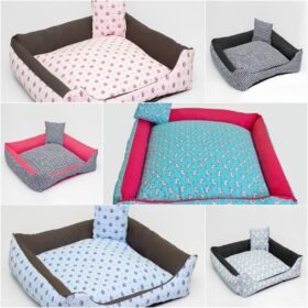 Cama Pet Luxo Gigante Quadrada Impermeável