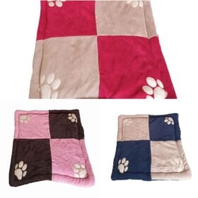 Colchonete Tapete Pet Soft Quadrado Patinhas