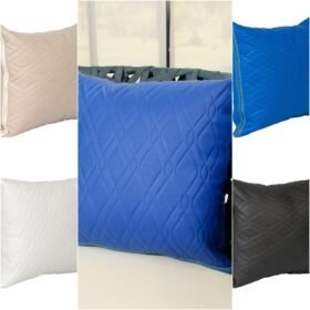 Almofada Decorativa Cheia Capa e Refil Premium Impermeável com Zíper