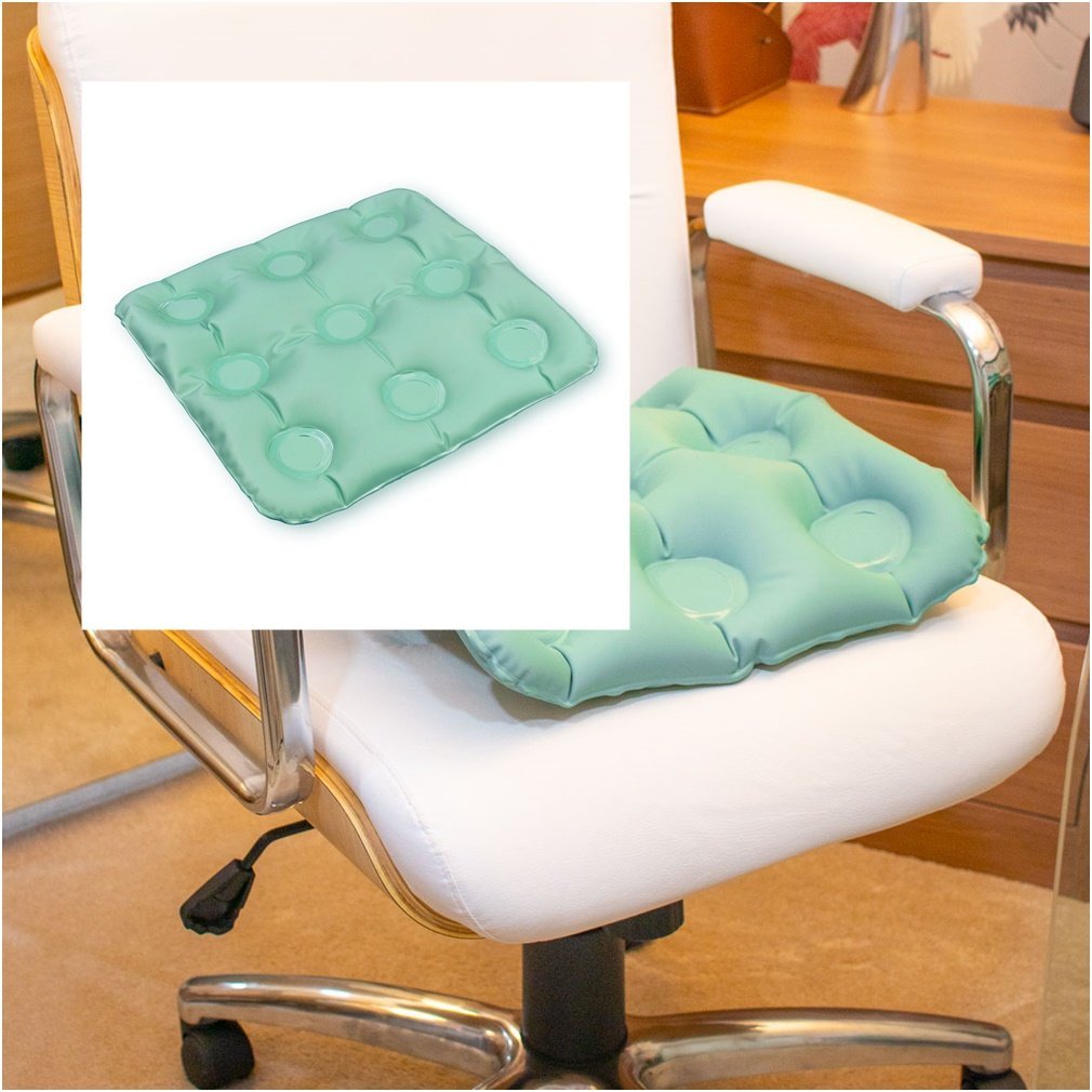 Almofada Ortopédica Caixa de Ovo Quadrada Aberta Inflável 2 em 1 1 Almofada Ortopédica Caixa de Ovo Quadrada Aberta Inflável 2 em 1