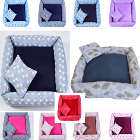 Cama Pet Simples Top Pequeno Quadrada