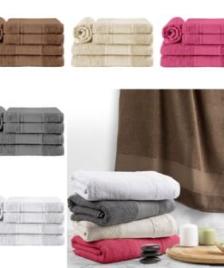 Jogo de Toalha Completo 5 Pçs de Banho, Rosto e Piso Noblesse