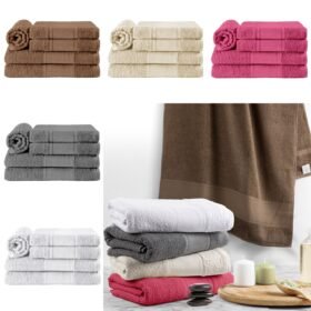 Jogo de Toalha Completo 5 Pçs de Banho, Rosto e Piso Noblesse