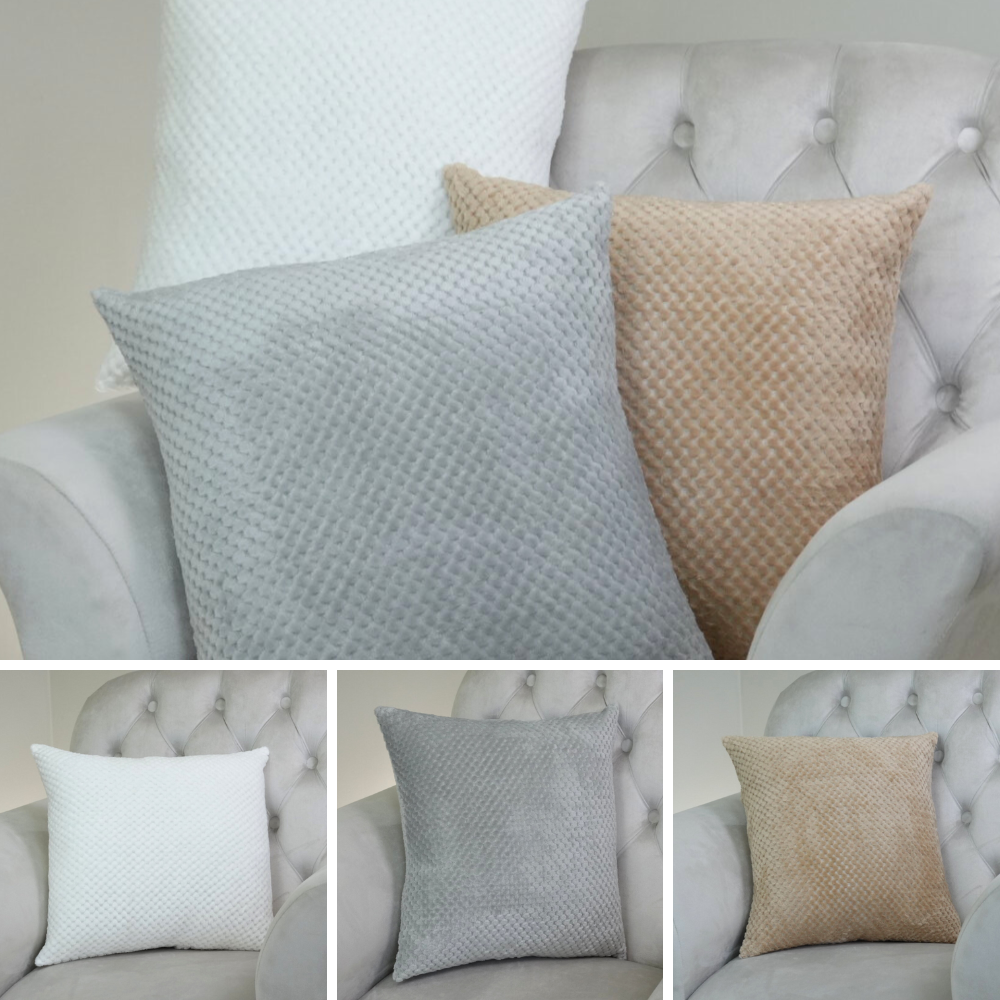 Capa de Almofada Sonhare Soft 45x45cm Macia com Zíper 1 Capa de Almofada Sonhare Soft 45x45cm Macia com Zíper