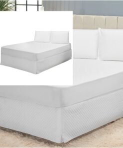 Capa Protetora de Colchão Impermeável Berço Americano com Elástico
