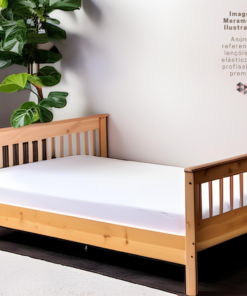 Kit 4 Pçs Lençol Avulso com Elástico Casal Padrão Profissional Premium 180 Fios 1,90x1,40x0,25m