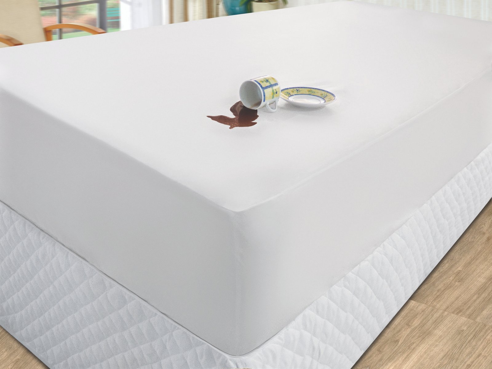 Kit 4 Pçs Capa Protetora de Colchão Impermeável Avulso Casal Queen Profissional Goldem 1 Kit 4 Pçs Capa Protetora de Colchão Impermeável Avulso Casal Queen Profissional Goldem