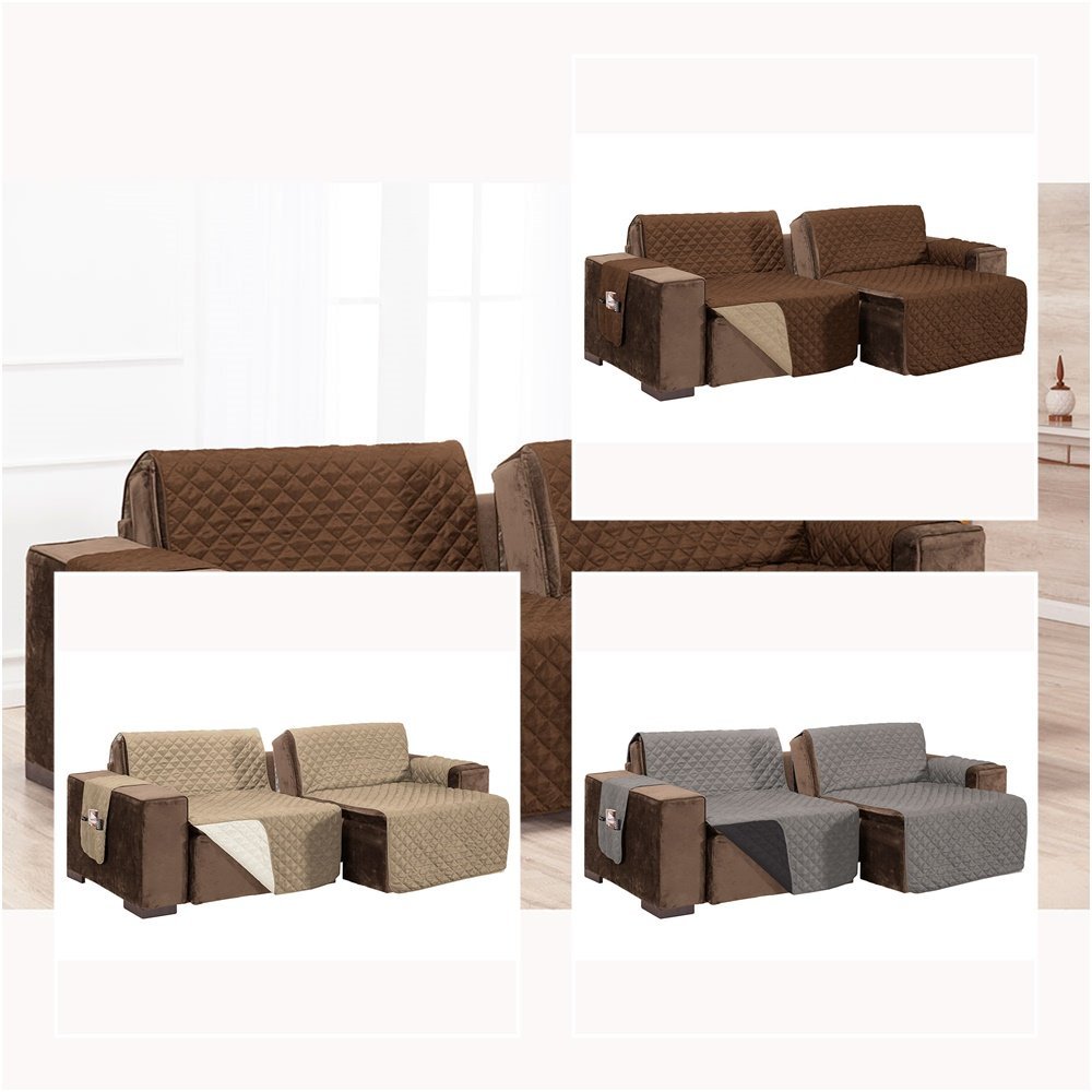 Capa Protetora de Sofá Retrátil Assento 2,40m Dupla Face 1 Capa Protetora de Sofá Retrátil Assento 2,40m Dupla Face