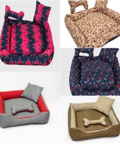 Cama Pet Gorgopet Pequeno Quadrada Impermeável