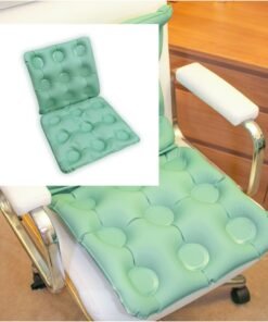 Almofada Ortopédica Caixa de Ovo Quadrada com Encosto Inflável 2 em 1