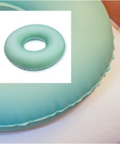 Almofada Ortopédica Redonda com Orifício Inflável 2 em 1