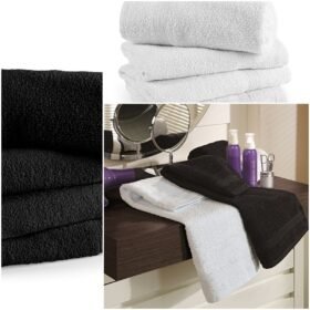 Kit 4 Pçs Toalha Profissional Salão de Beleza Cabelereiros