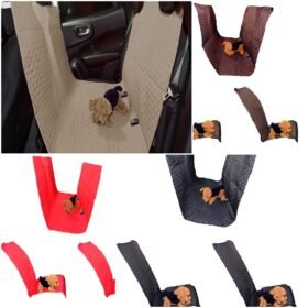 Kit 3 Pçs Capa Protetora para Assento Veicular Dianteiro e Traseiro Padrão Impermeável Completo Universal