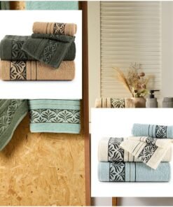 Jogo de Toalha Simples 4 Pçs Banho e Rosto Sintra