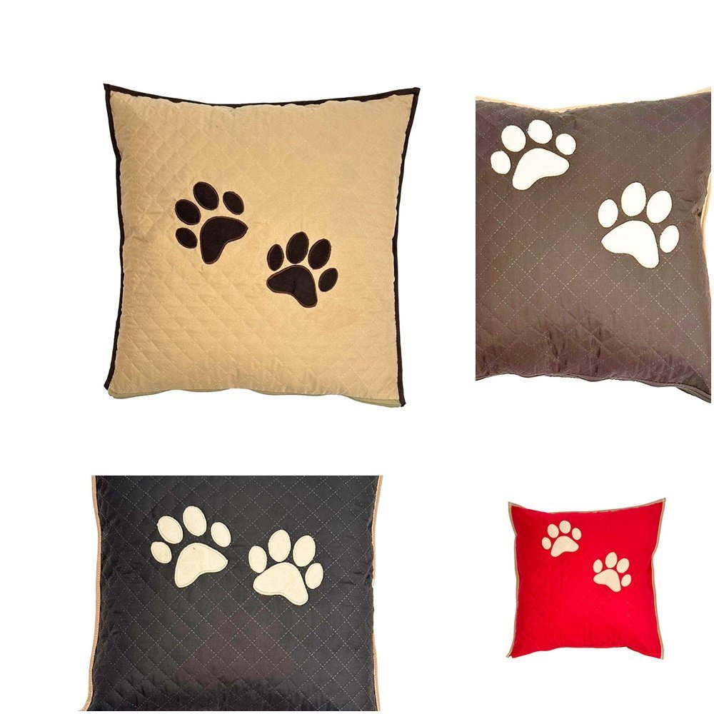 Almofada Decorativa Cheia Capa e Refil Impermeável Matelado 2 Patinhas para Pet 1 Almofada Decorativa Cheia Capa e Refil Impermeável Matelado 2 Patinhas para Pet