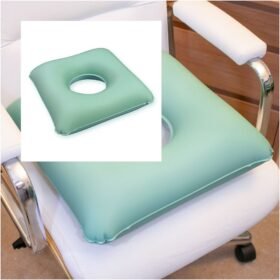 Almofada Ortopédica Quadrada com Orifício Inflável 2 em 1