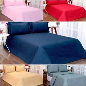 Kit 3 Pçs Cobre Leito Casal Queen Classic