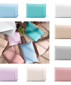 Kit 2 Pçs Par Fronha Paris Percal 150 Fios 100% Algodão 70x50cm sem Aba