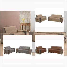 Kit 2 Pçs Capa Protetora de Sofá King 2 e 3 Lugares Classic Face Única