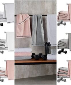 Kit 6 Pçs Toalha de Treino Fitness New