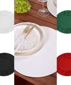 Capa Sousplat Basic 35x35cm Liso Tecido Oxford